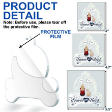 Load image into Gallery viewer, Forever In Our Hearts – Personalized Custom Shaped Acrylic Ornament – Gift for Dog Lovers Acrylic Ornament MagicInPrints