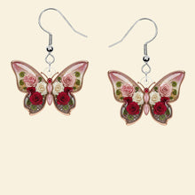 Load image into Gallery viewer, "Unleash Your Inner Butterfly!" - Birth Month Flower Butterfly Acrylic Earrings - Personalized Gift for Her Earrings MagicInPrints