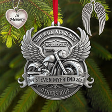 Load image into Gallery viewer, Some Walk Into Heaven - Personalized Ornament for Motorcycle Lovers Ornament MagicInPrints
