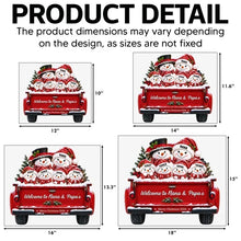 Load image into Gallery viewer, Personalized Snowman Family Yard Sign Christmas Decor Gift for Family
