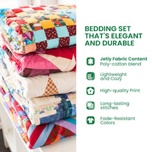 Load image into Gallery viewer, Embrace Warmth and Togetherness – Cozy Fireplace 3-Piece Quilted Bedding Set – Gift for Home Lovers Quilted Bedding Set V2 MagicInPrints