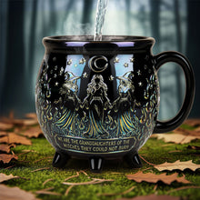 Load image into Gallery viewer, "Embrace the Magic: A Touch of Witchcraft" - Personalized Cauldron Mug - Gift for Witch Lovers and Halloween Enthusiasts Cauldron Mug MagicInPrints