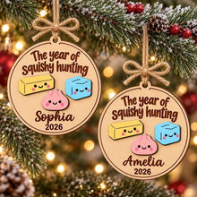 Load image into Gallery viewer, Personalized 2-Layer Wooden Christmas Ornament Gift for Collectors
