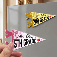 Load image into Gallery viewer, Personalized Acrylic Magnet Colorful Teacher Gift Classroom