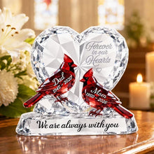 Load image into Gallery viewer, Personalized Heart-Shaped Acrylic Block Plaque Sympathy Gift for Friend