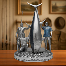 Load image into Gallery viewer, “Catch the Moment!” - Fishing Trophy Plaque - Personalized Gift for Fishing Lovers Shaped Plaques PopCulturePrints