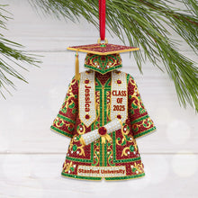 Load image into Gallery viewer, Celebrate Success with a Personalized Graduate Ornament - Custom Gift for Students, Family & Friends Ornament MagicInPrints
