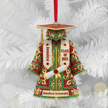Load image into Gallery viewer, Celebrate Success with a Personalized Graduate Ornament - Custom Gift for Students, Family & Friends Ornament MagicInPrints