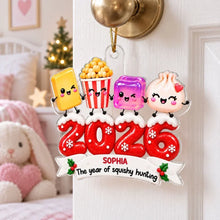 Load image into Gallery viewer, Personalized Acrylic Christmas Ornament for Kids - Squishy Friends Gift