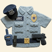 Load image into Gallery viewer, Step into Safety: Personalized Police Uniform Doormat - Unique Gifts for Law Enforcement and Their Families Doormat MagicInPrints