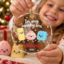 Load image into Gallery viewer, Personalized Crystal Ornament Cute Squishy Characters Gift for Kids