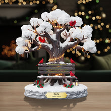 Load image into Gallery viewer, Cherished Memories, Personalized Heaven Gifts - Cardinal Acrylic Plaque for Family Shaped Plaques MagicInPrints