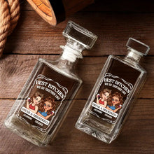 Load image into Gallery viewer, We Go Together Like Drunk And Disorderly – Personalized Square Whiskey Bottle – Gift for Best Friends Whiskey Bottle MagicInPrints