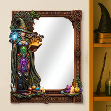 Load image into Gallery viewer, Unveil Your Magic - Mysterious Wall Hanging Mirror - Personalized Gifts for Witch Lovers Mirror MagicInPrints