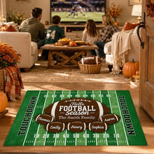 Load image into Gallery viewer, Personalized Football Doormat Custom Welcome Gift for Fans