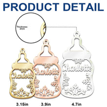 Load image into Gallery viewer, Celebrate the Joy of Christmas – Personalized DIY Mirror Acrylic Ornament – Gift for Kids Mirror Acrylic Ornament MagicInPrints