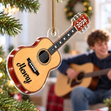 Load image into Gallery viewer, Personalized Guitar Acrylic Ornament Music Gift for Musicians