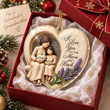 Load image into Gallery viewer, Personalized Acrylic Ornament Grandma Gift Love You to Moon