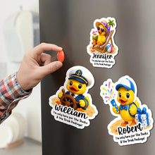 Load image into Gallery viewer, Personalized Acrylic Magnet Custom Duck Humor Gift for Cruisers