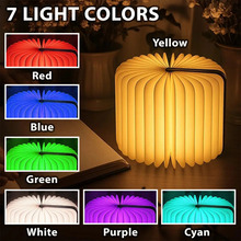 Load image into Gallery viewer, Personalized 7-Color Book Lamp Custom Gift for Book Lovers