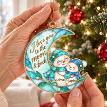 Load image into Gallery viewer, Personalized Acrylic Christmas Ornament for Grandma & Grandkids