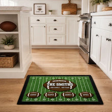 Load image into Gallery viewer, Personalized Doormat for Football Family Gift Custom Team Name