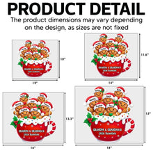 Load image into Gallery viewer, Personalized Gingerbread Family Yard Sign Gift for Grandparents