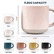 Load image into Gallery viewer, Personalized Wildflower Pottery Mug Unique Gift for Nail Tech