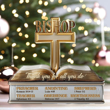 Load image into Gallery viewer, Personalized Acrylic Block Plaque Thank You Gift for Pastor