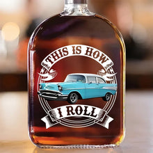 Load image into Gallery viewer, Personalized Glass Spirits Decanter Custom Car Tribute Gift for Dad