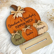 Load image into Gallery viewer, Personalized Wooden Plaque Keepsake for Grandma & Grandpa