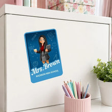 Load image into Gallery viewer, Personalized Teacher Acrylic Magnet Classroom Decor Gift