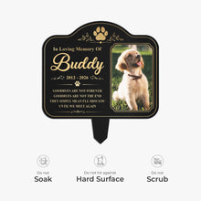 Load image into Gallery viewer, Personalized Metal Garden Stake Dog Memorial Sympathy Gift