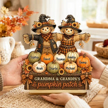 Load image into Gallery viewer, Personalized Wooden Plaque for Grandparents | Fall Family Gift