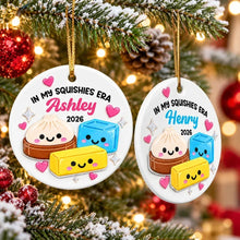 Load image into Gallery viewer, Personalized Round Acrylic Ornament Cute Dumpling Gift for Kids