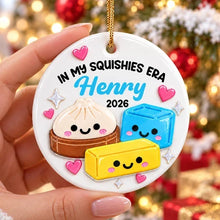 Load image into Gallery viewer, Personalized Round Acrylic Ornament Cute Dumpling Gift for Kids