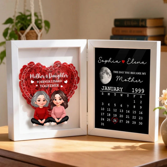 Personalized Mother-Daughter Keepsake Frame - Sentimental Gift for Mother's Day Plaque MagicInPrints