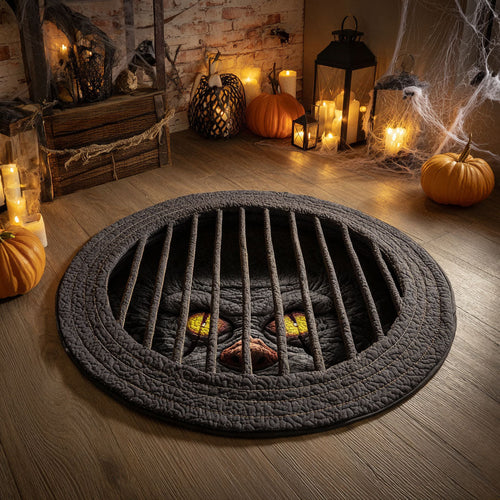 Unlock Your Imagination – Quilted Round Mat – Gift for Halloween Lovers Quilted Round Mat MagicInPrints