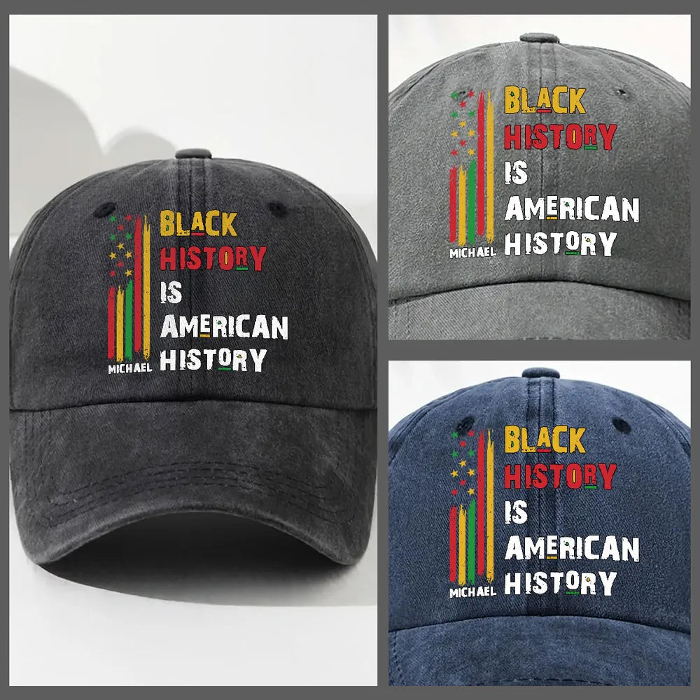Customizable Black History Baseball Cap for Adults - Heritage Celebration Hat MagicInPrints