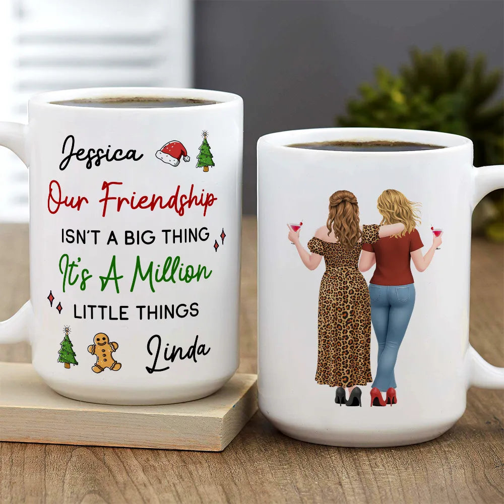 Personalized Friendship Mug for Women - Holiday Gift with Custom Names Cup MagicInPrints