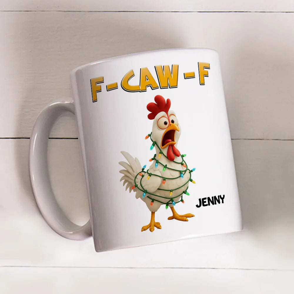 Personalized Funny Chicken Mug for Coffee Lovers - Holiday Gift Cup MagicInPrints