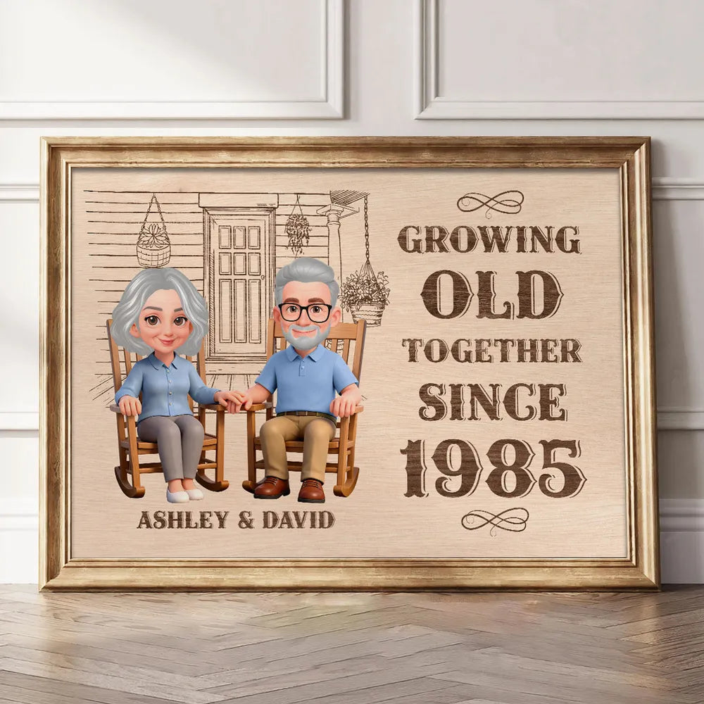 Personalized Anniversary Wooden Sign for Couples - Sentimental Home Decor Poster or Canvas MagicInPrints