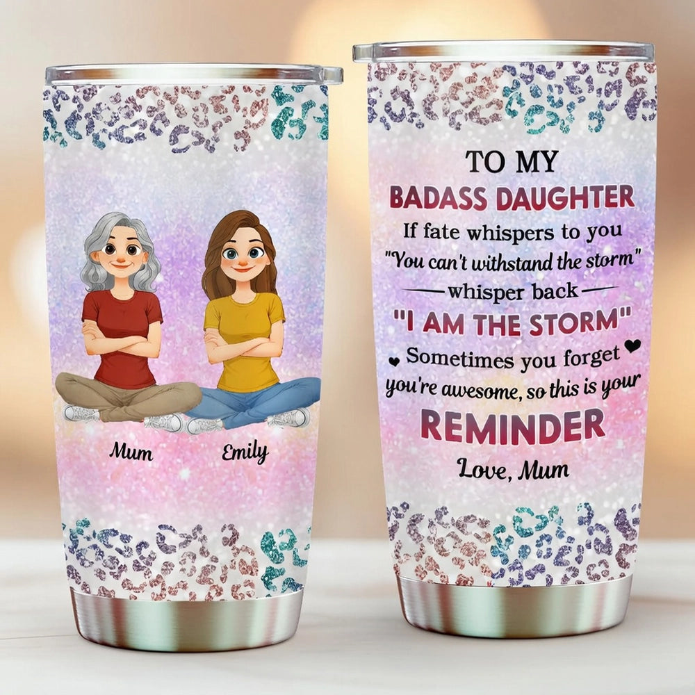 Personalized Tumbler for Daughter - Inspirational Gift from Mom Cup MagicInPrints