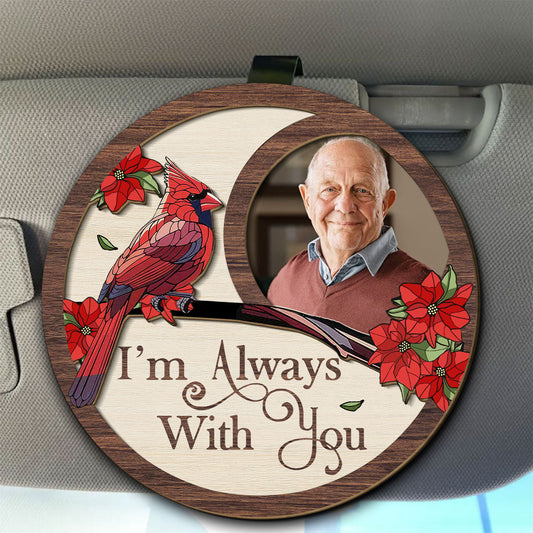 Personalized Memorial Car Ornament for Loved Ones - Sentimental Keepsake Car Hanger MagicInPrints