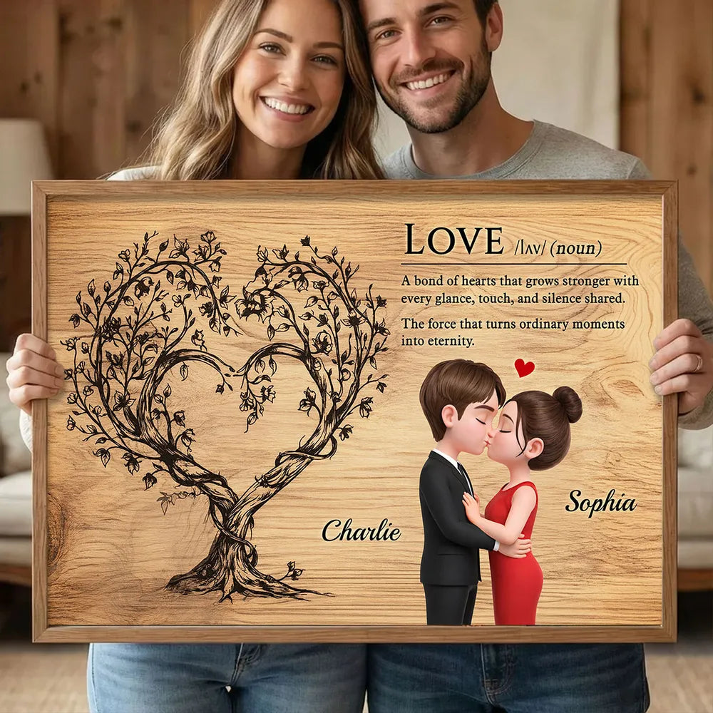 Personalized Couple Wall Art for Lovers - Romantic Home Decor Gift Poster or Canvas MagicInPrints