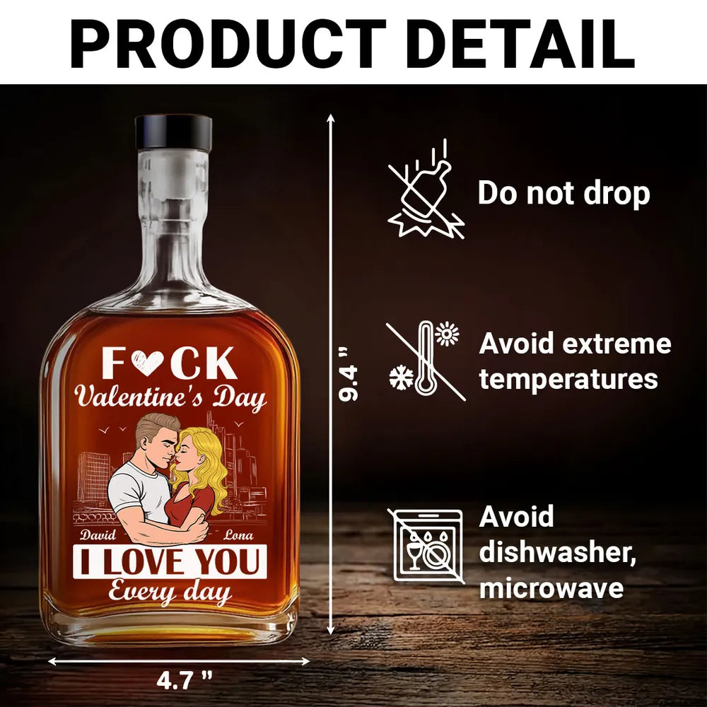 Personalized Whiskey Decanter for Couples - Everyday Love Gift Kitchen Supplies MagicInPrints