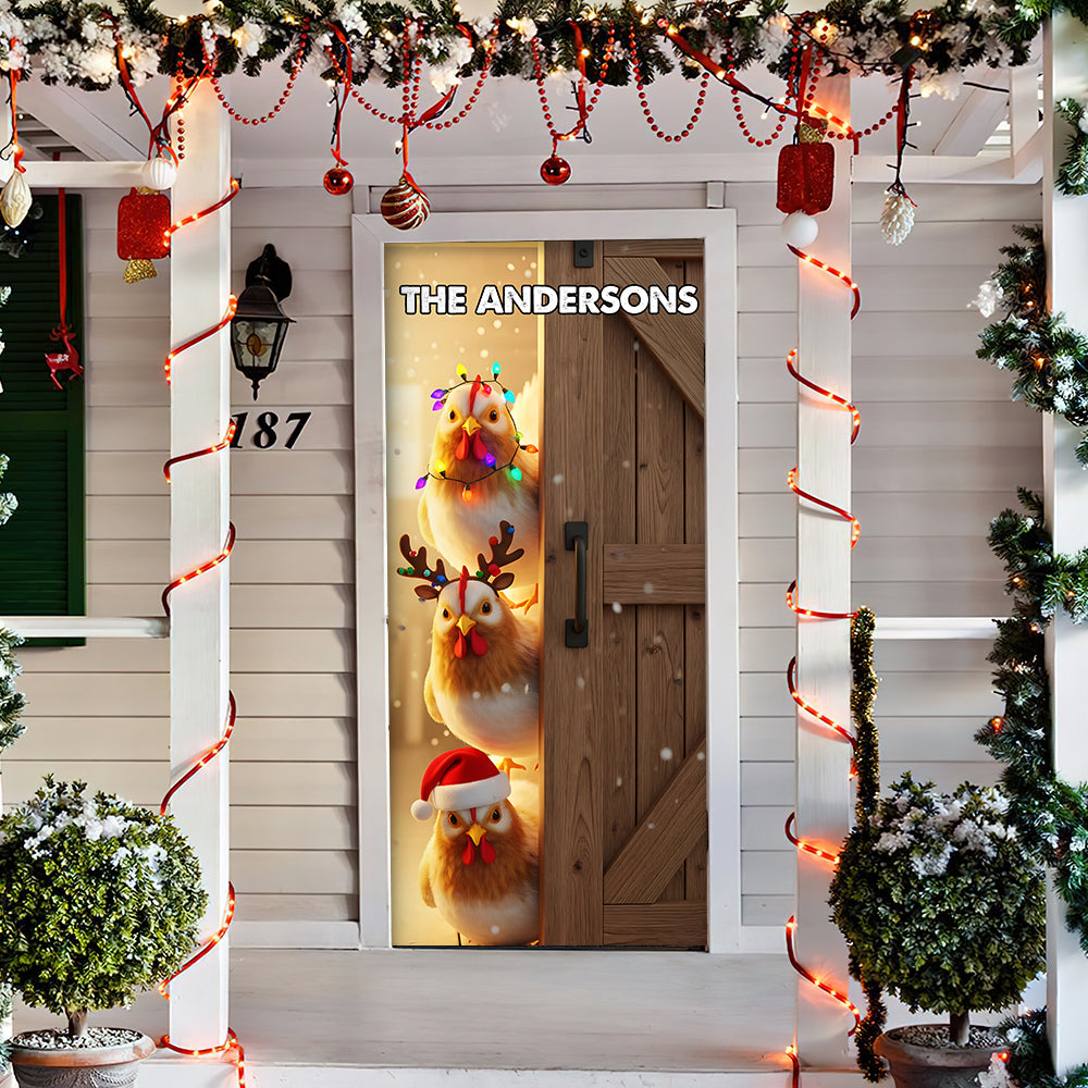 Bring Home the Farm Fun - Personalized Farm Animals Door Cover Door Covers MagicInPrints