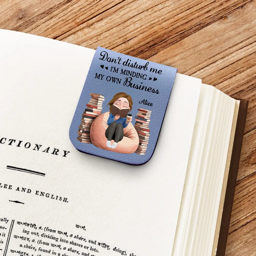 Personalized Leather Bookmark for Book Lovers - Relaxing Reading Gift Stationery MagicInPrints