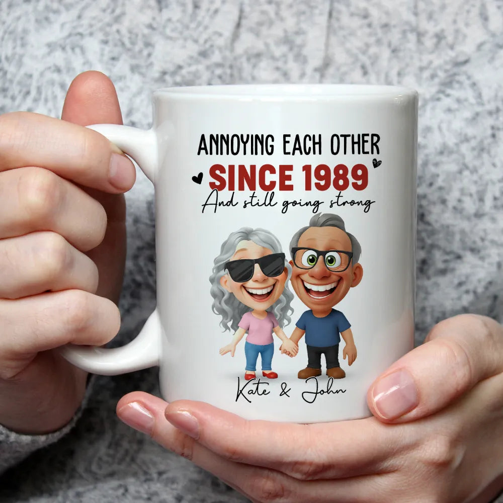 Personalized Anniversary Mug for Couples - Funny Gift Since 1989 Cup MagicInPrints