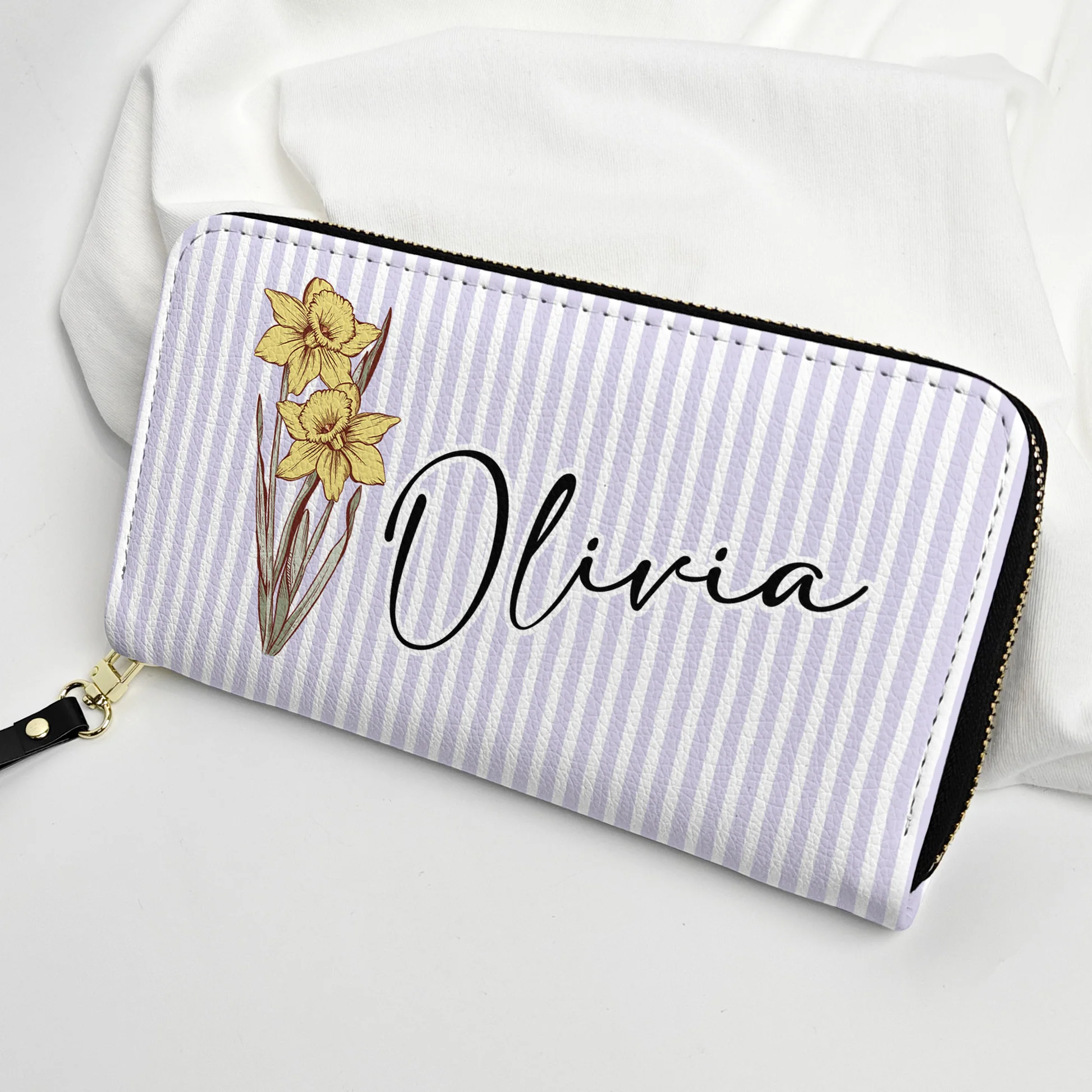 Personalized Floral Wallet for Women with Name - Perfect Gift Bag MagicInPrints